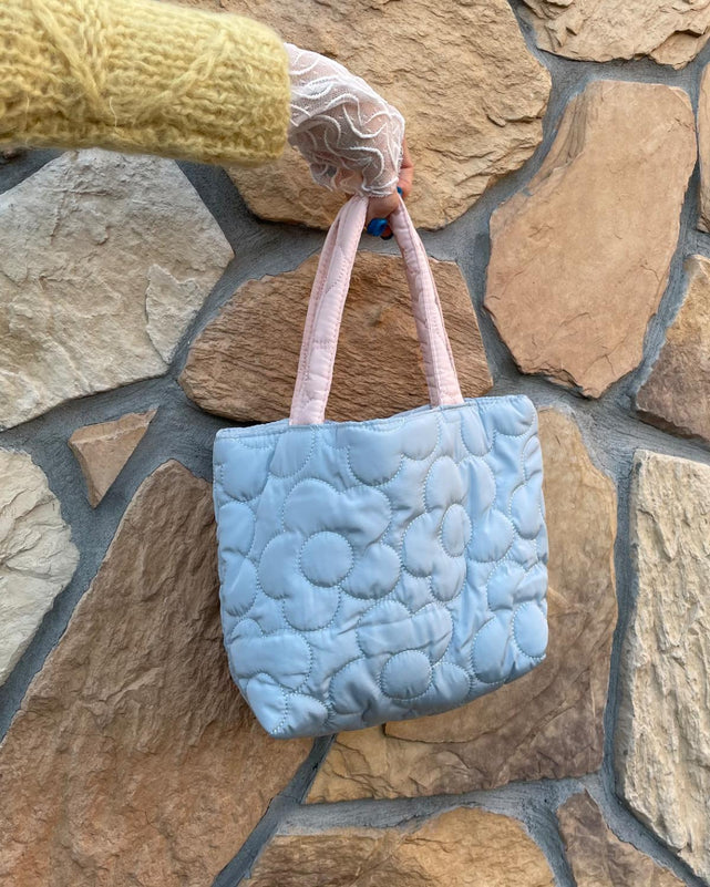 フラワーキルティングバッグ/フラワーキルティングバッグ