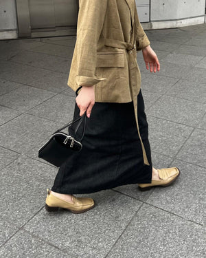 デニムロングスカート