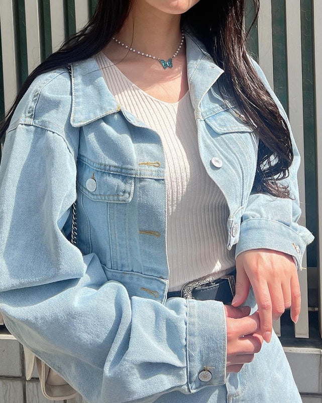 デニムジャケットセットスカート – WEGO ONLINE STORE