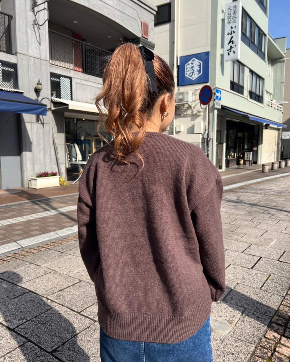 ハートポイントニットプルオーバー