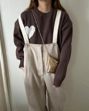 ハートポイントニットプルオーバー