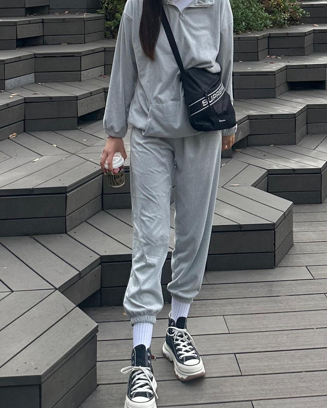 ハーフジップスウェットセットアップ – WEGO ONLINE STORE