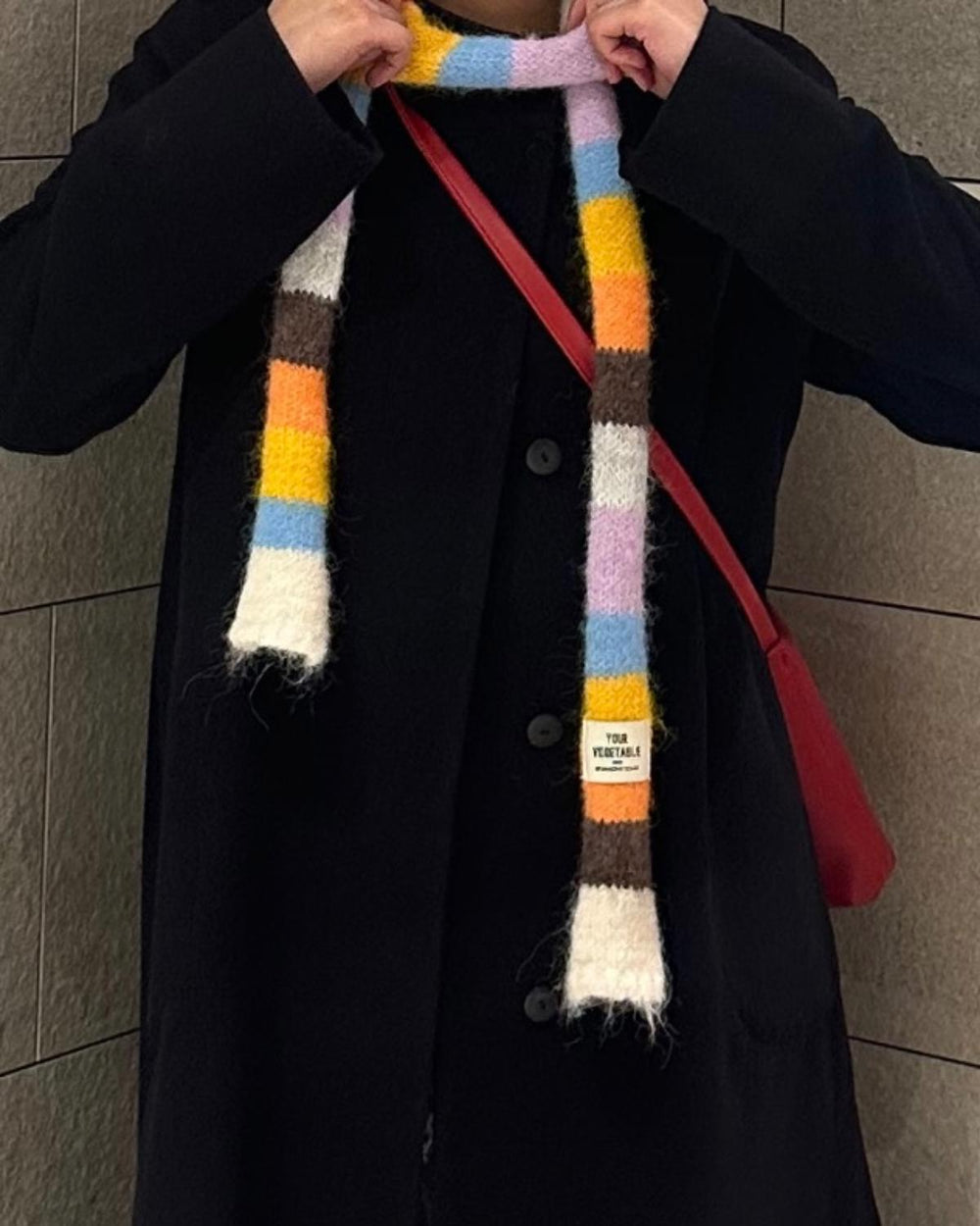 ボーダーマフラー