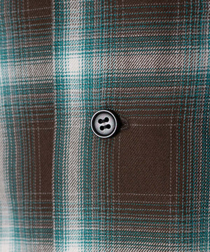 オンブレーチェックシャツ