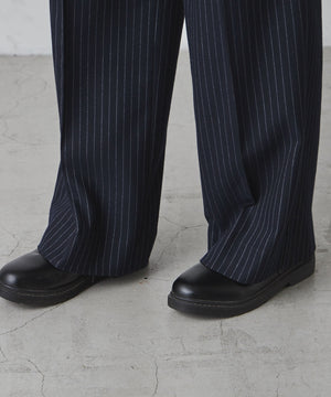 ストライプ2タックトラウザー