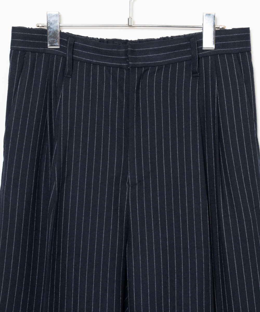 ストライプ2タックトラウザー