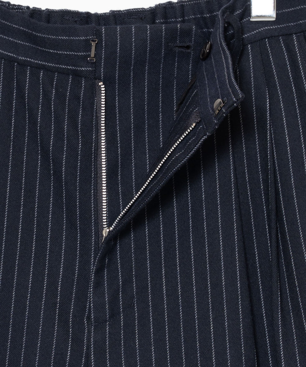 ストライプ2タックトラウザー