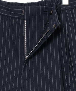 ストライプ2タックトラウザー