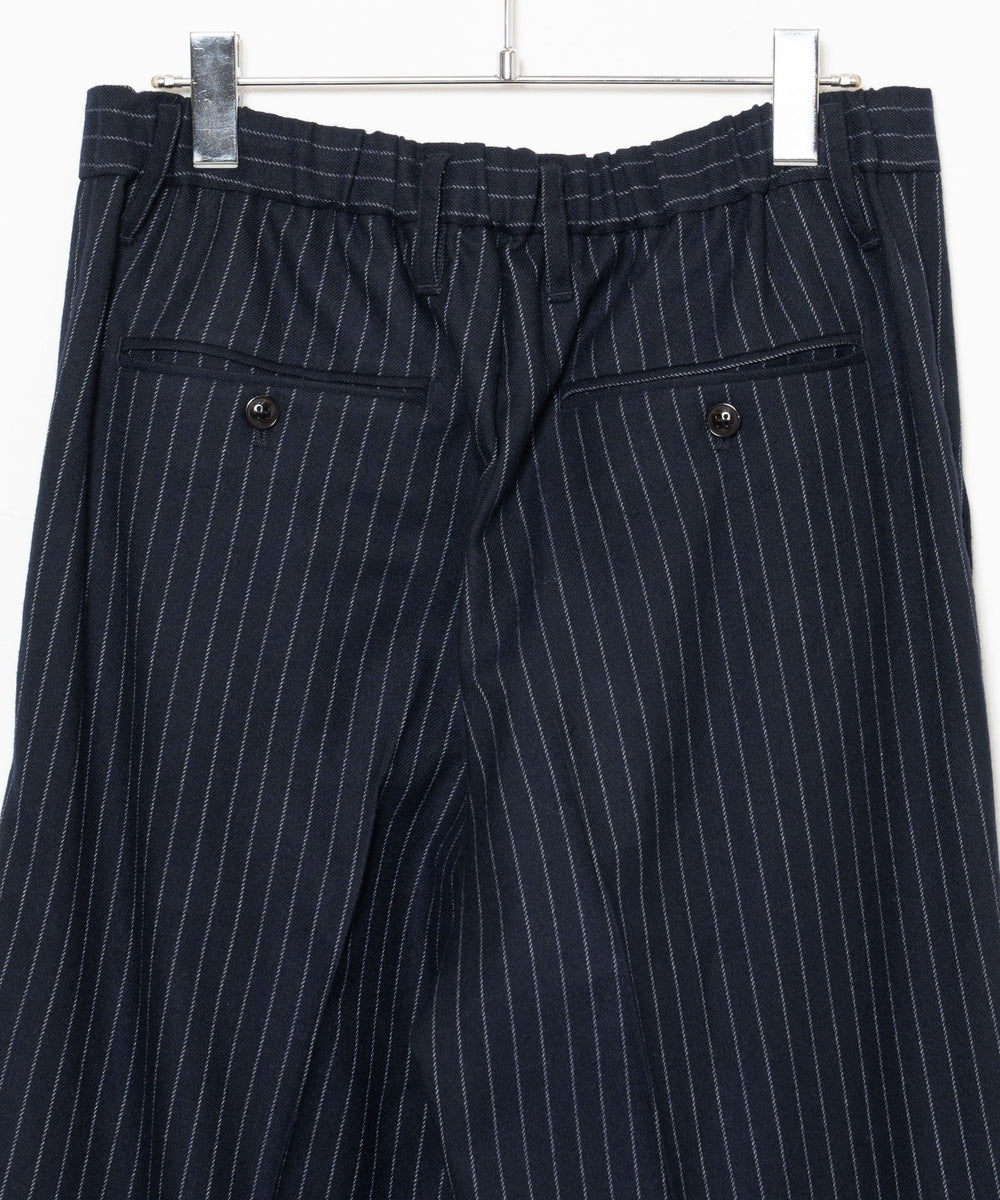 ストライプ2タックトラウザー