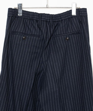 ストライプ2タックトラウザー