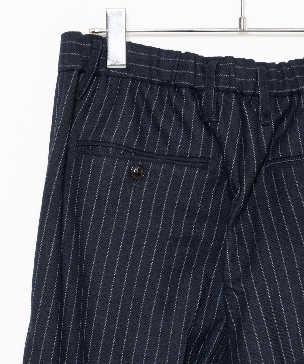 ストライプ2タックトラウザー