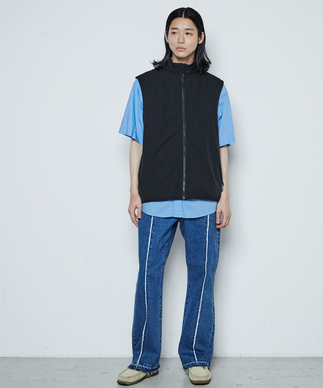 デニム中濃色 モデル：181cm L着用