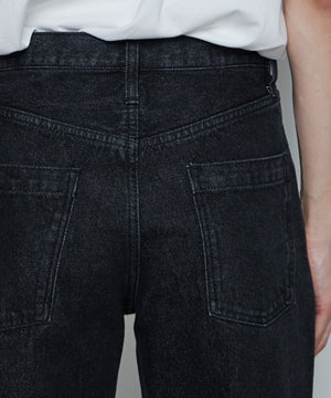 フリンジフレアデニムパンツ