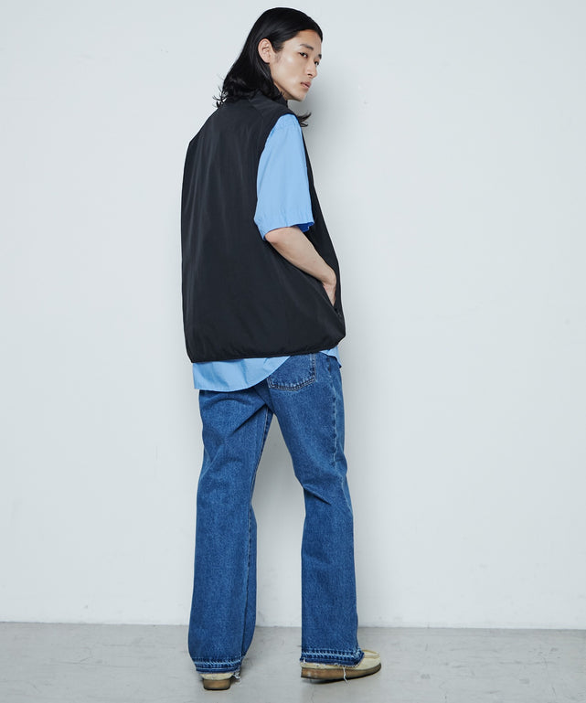 デニム中濃色 モデル：181cm L着用