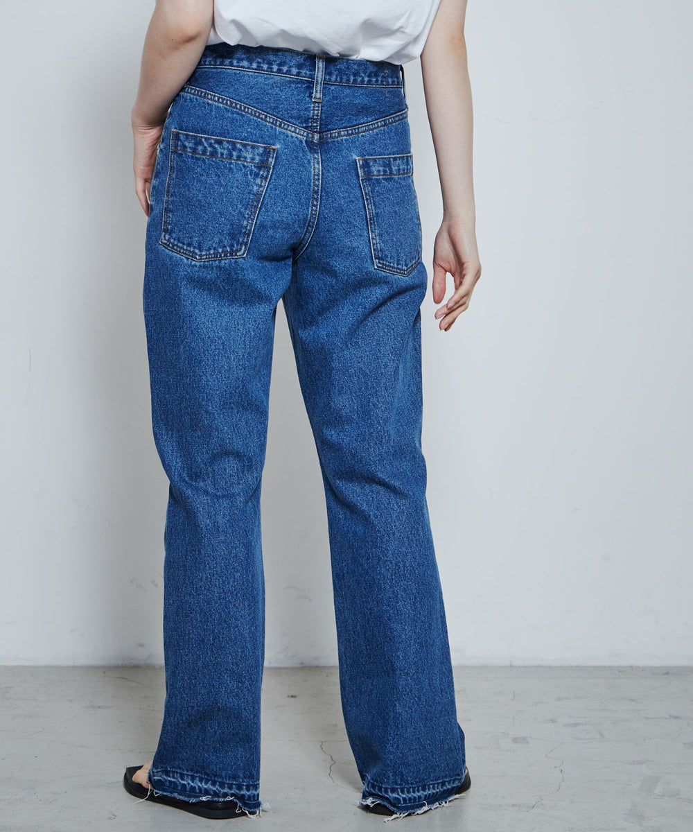 デニム中濃色 モデル：167cm M着用