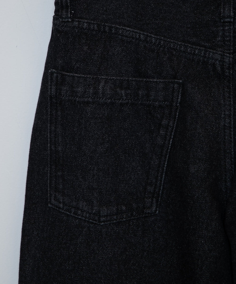 フリンジフレアデニムパンツ