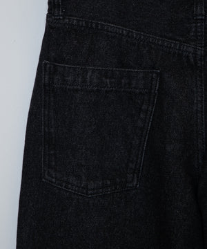 フリンジフレアデニムパンツ