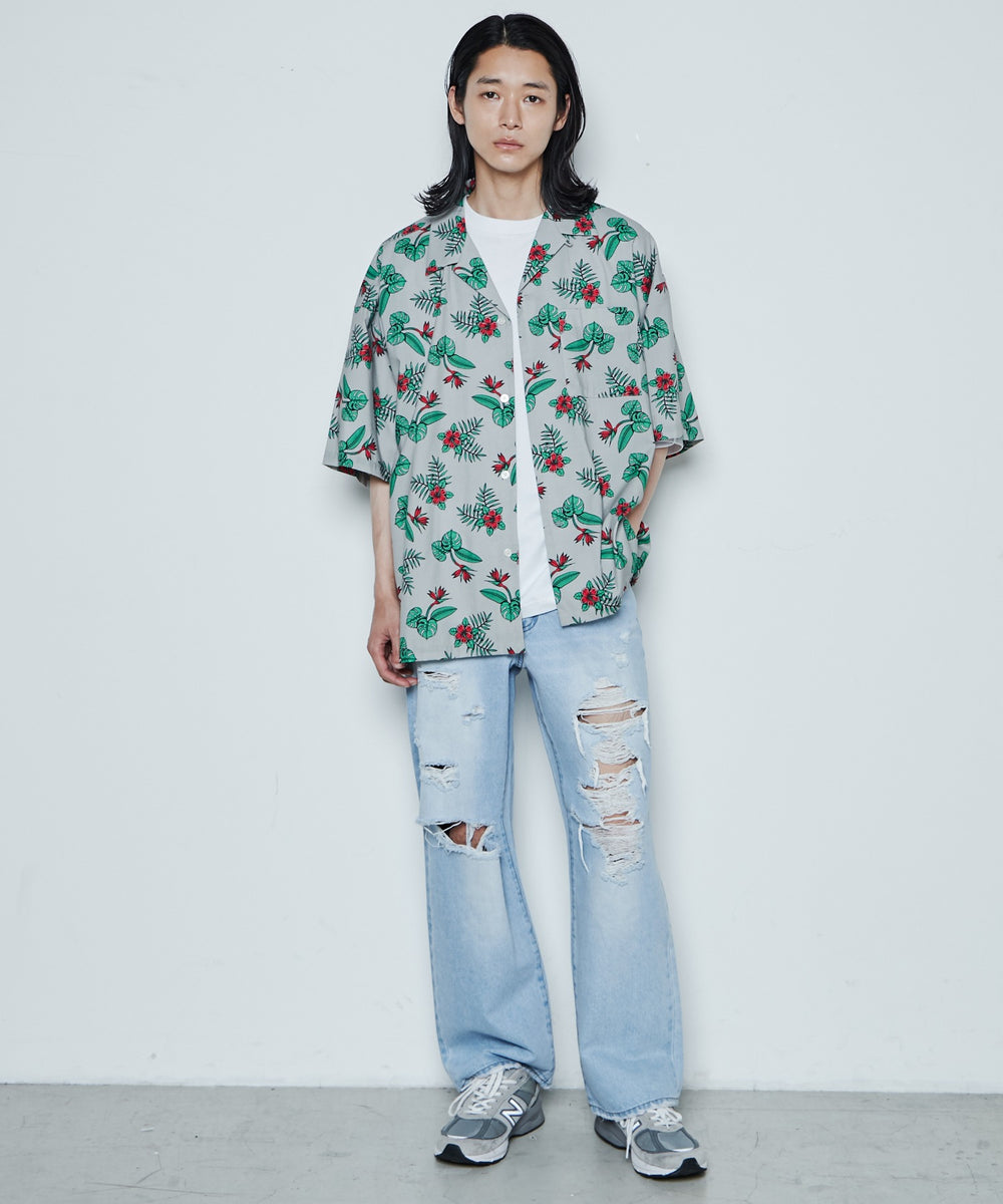 デニム淡色 モデル：181cm L着用