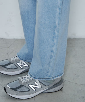 ダメージデニムワイドパンツ