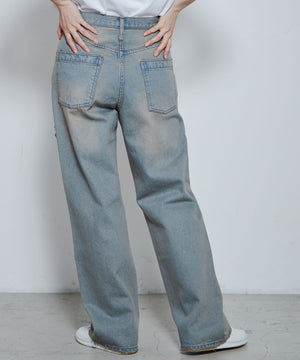 デニム中濃加工色 モデル：167cm L着用