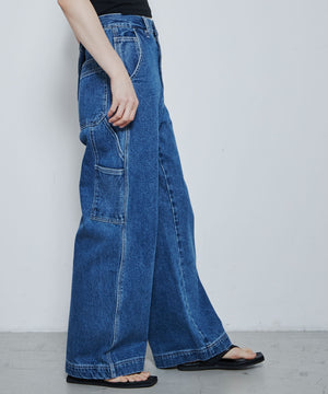 デニム中濃色 モデル：167cm M着用