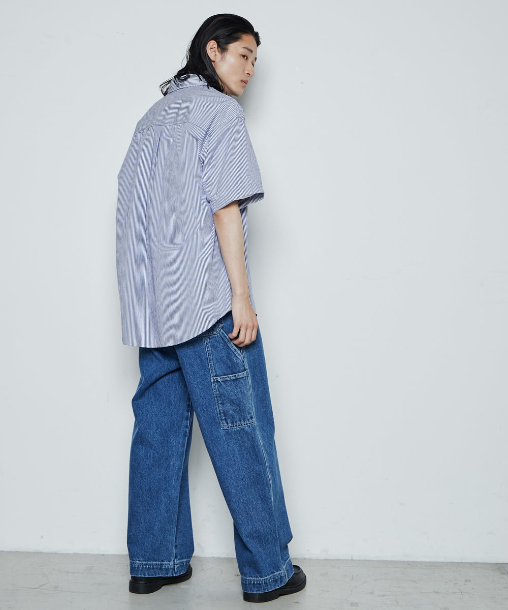 デニム中濃色 モデル：181cm L着用