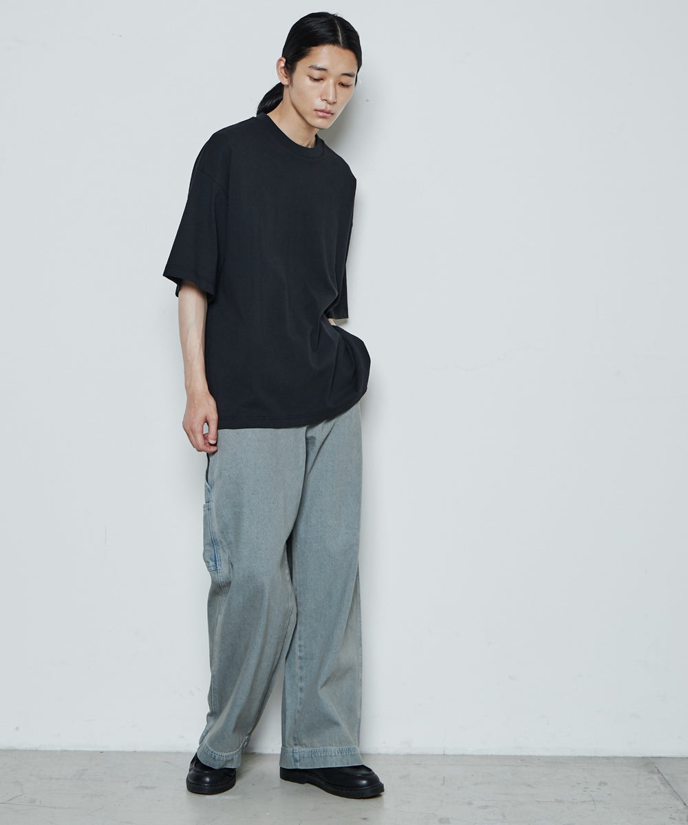 デニム中濃加工色 モデル：181cm L着用