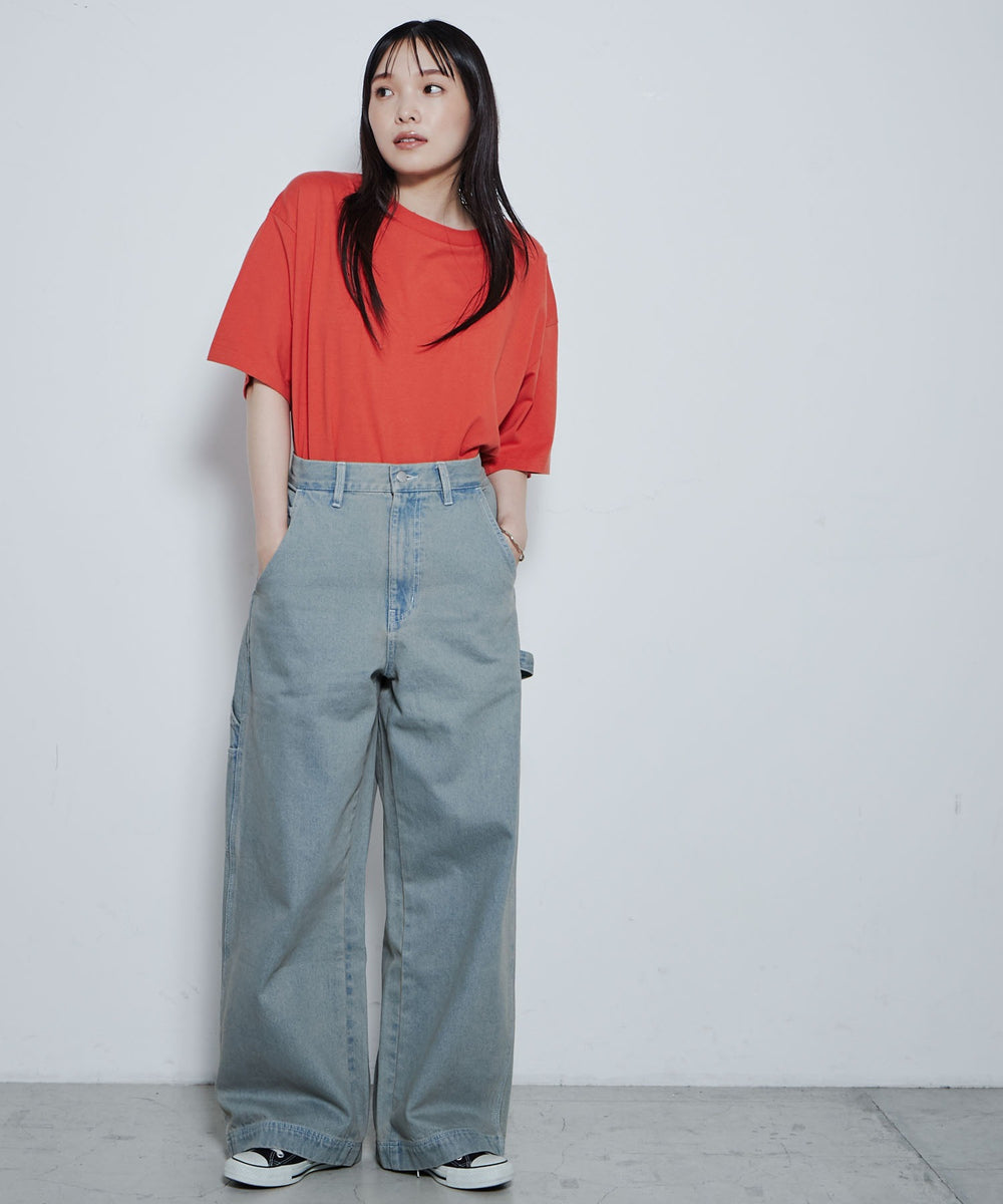 デニム中濃加工色 モデル：167cm M着用