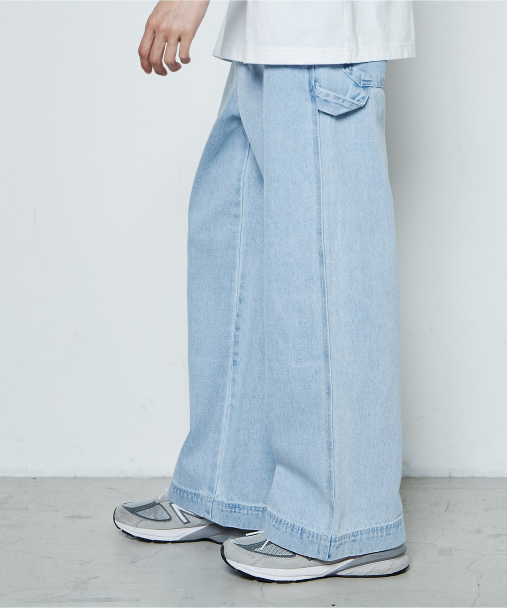 デニム淡色 モデル：181cm L着用