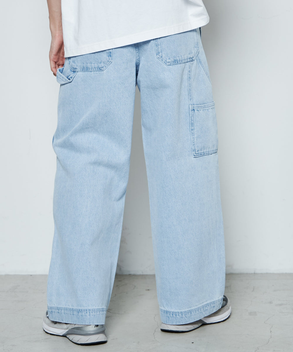 デニム淡色 モデル：181cm L着用