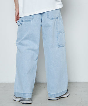 デニム淡色 モデル：181cm L着用