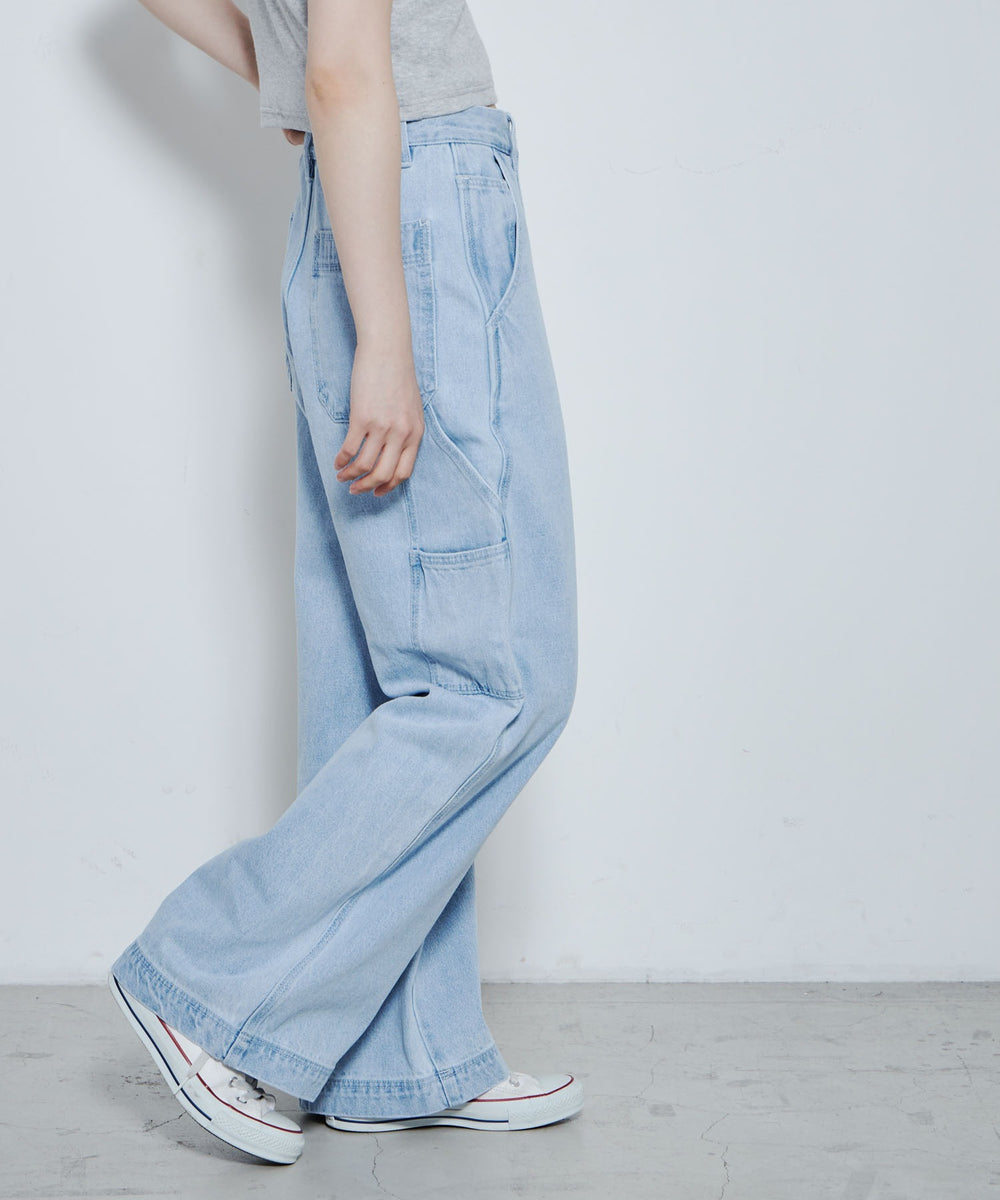 デニム淡色 モデル：167cm M着用