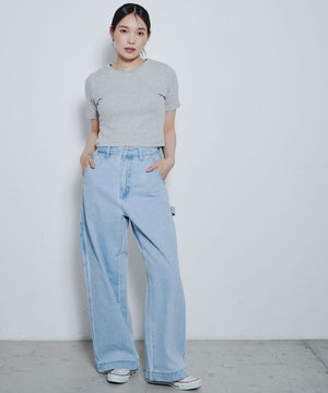 デニム淡色 モデル：167cm M着用