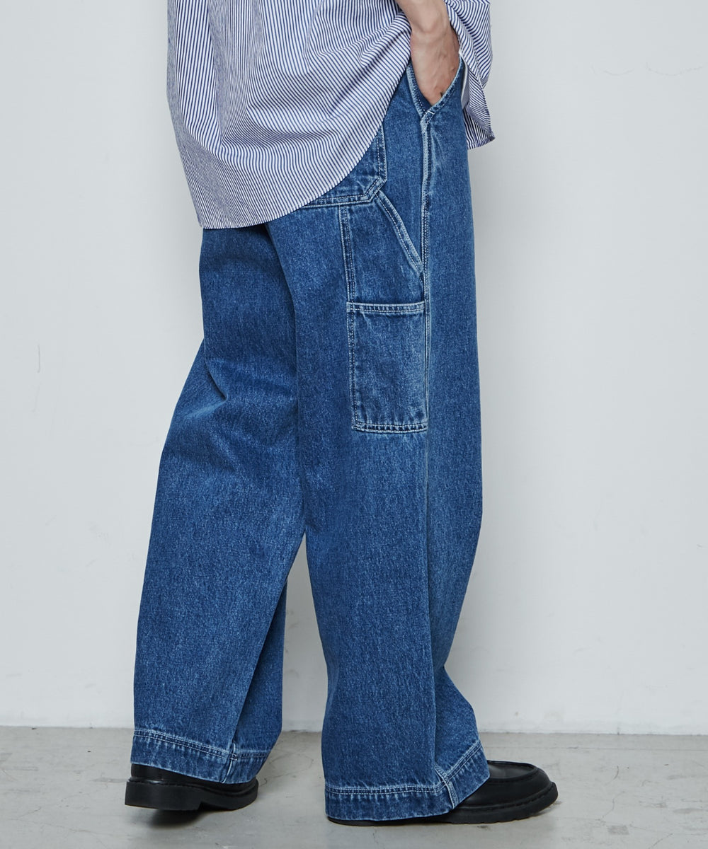 デニム中濃色 モデル：181cm L着用