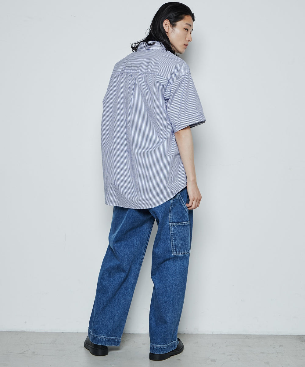 デニム中濃色 モデル：181cm L着用