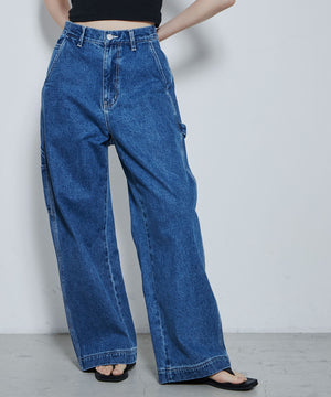 デニム中濃色 モデル：167cm M着用