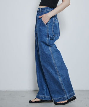 デニム中濃色 モデル：167cm M着用