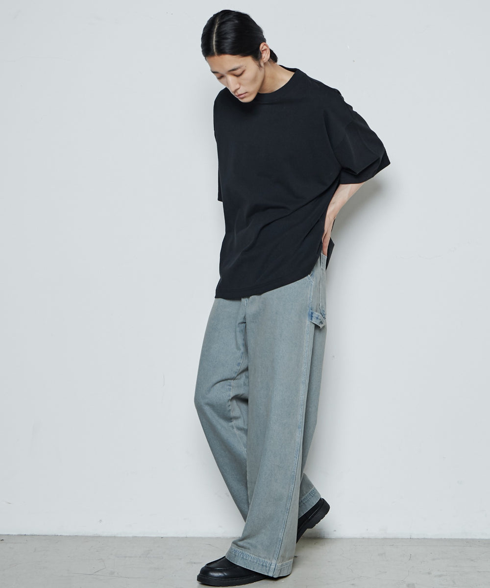 デニム中濃加工色 モデル：181cm L着用