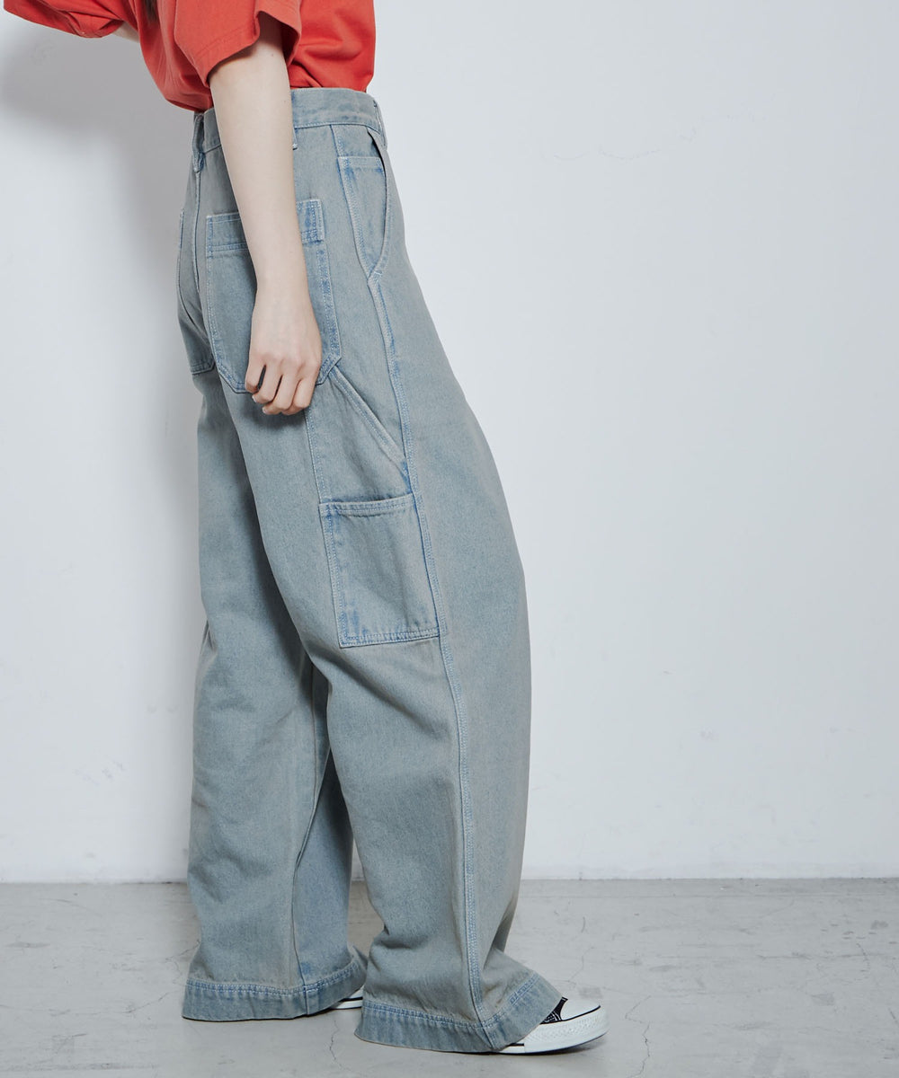 デニム中濃加工色 モデル：167cm M着用