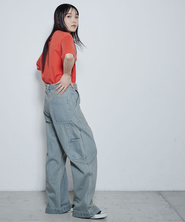 デニム中濃加工色 モデル：167cm M着用