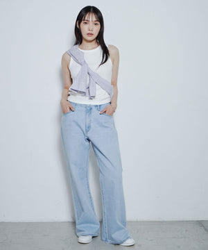 デニム淡色 モデル：167cm M着用