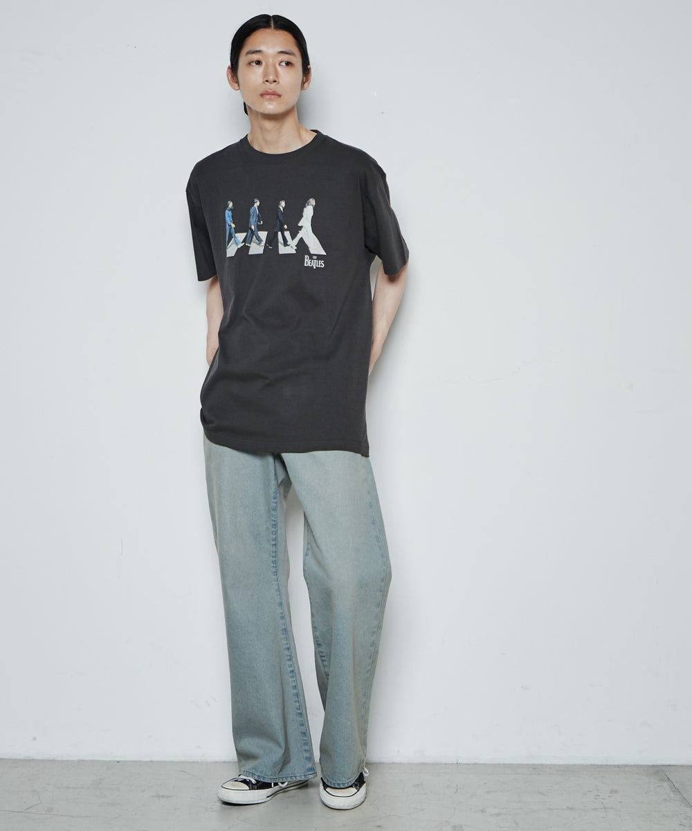 デニム中濃加工色 モデル：181cm L着用