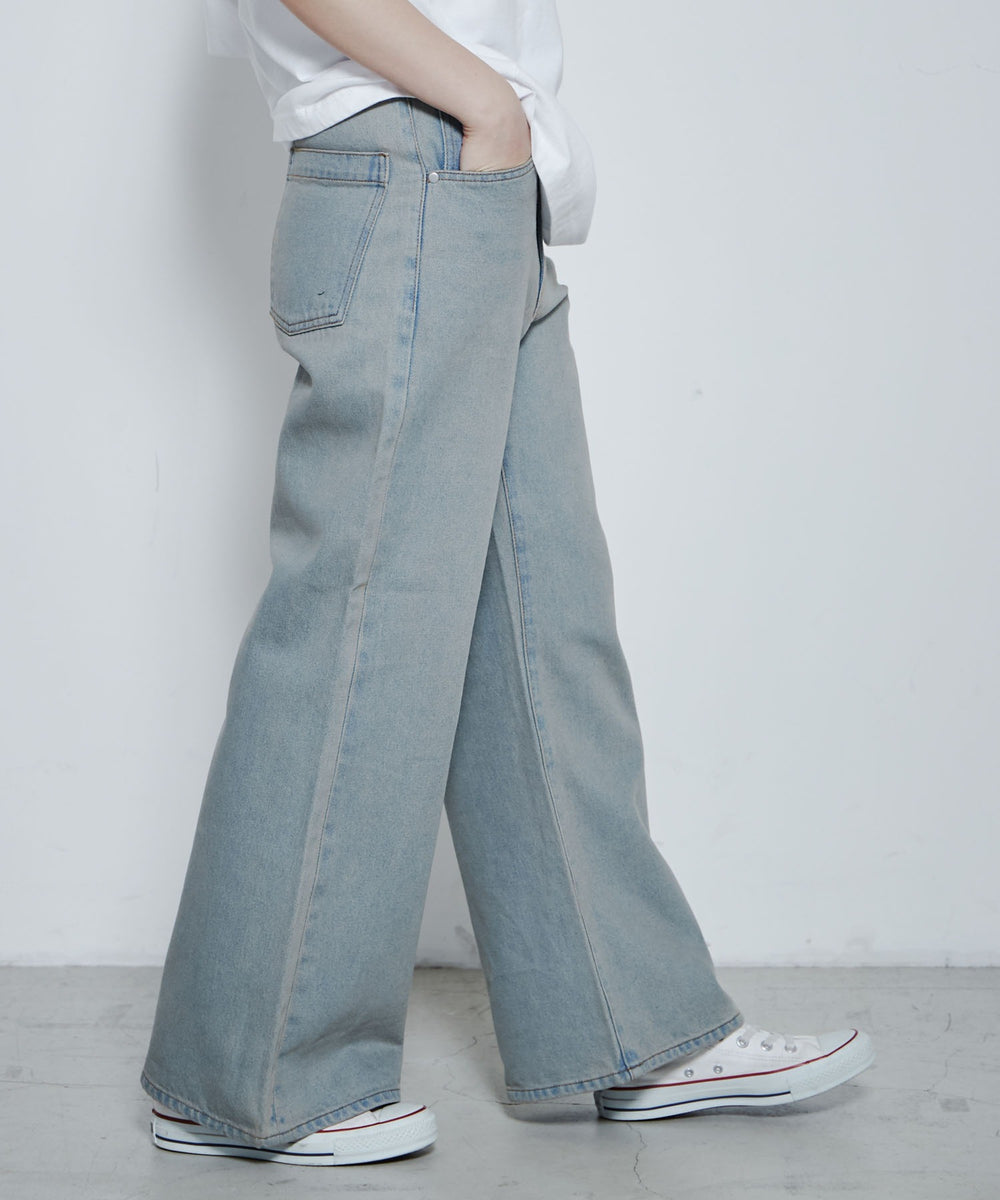 デニム中濃加工色 モデル：167cm S着用