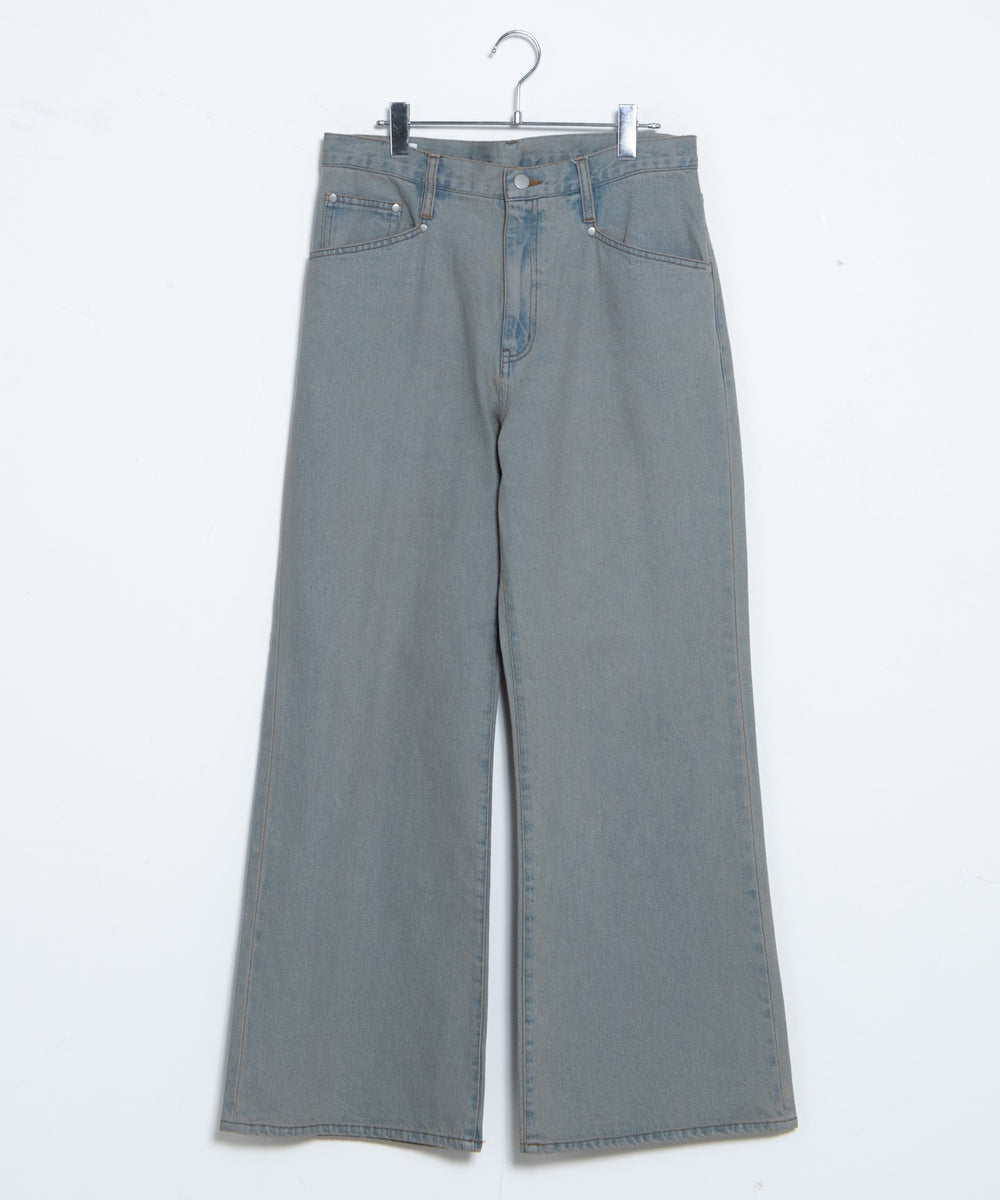 デニム中濃加工色