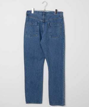 スリムストレートデニムパンツ