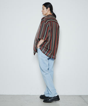 スリムストレートデニムパンツ