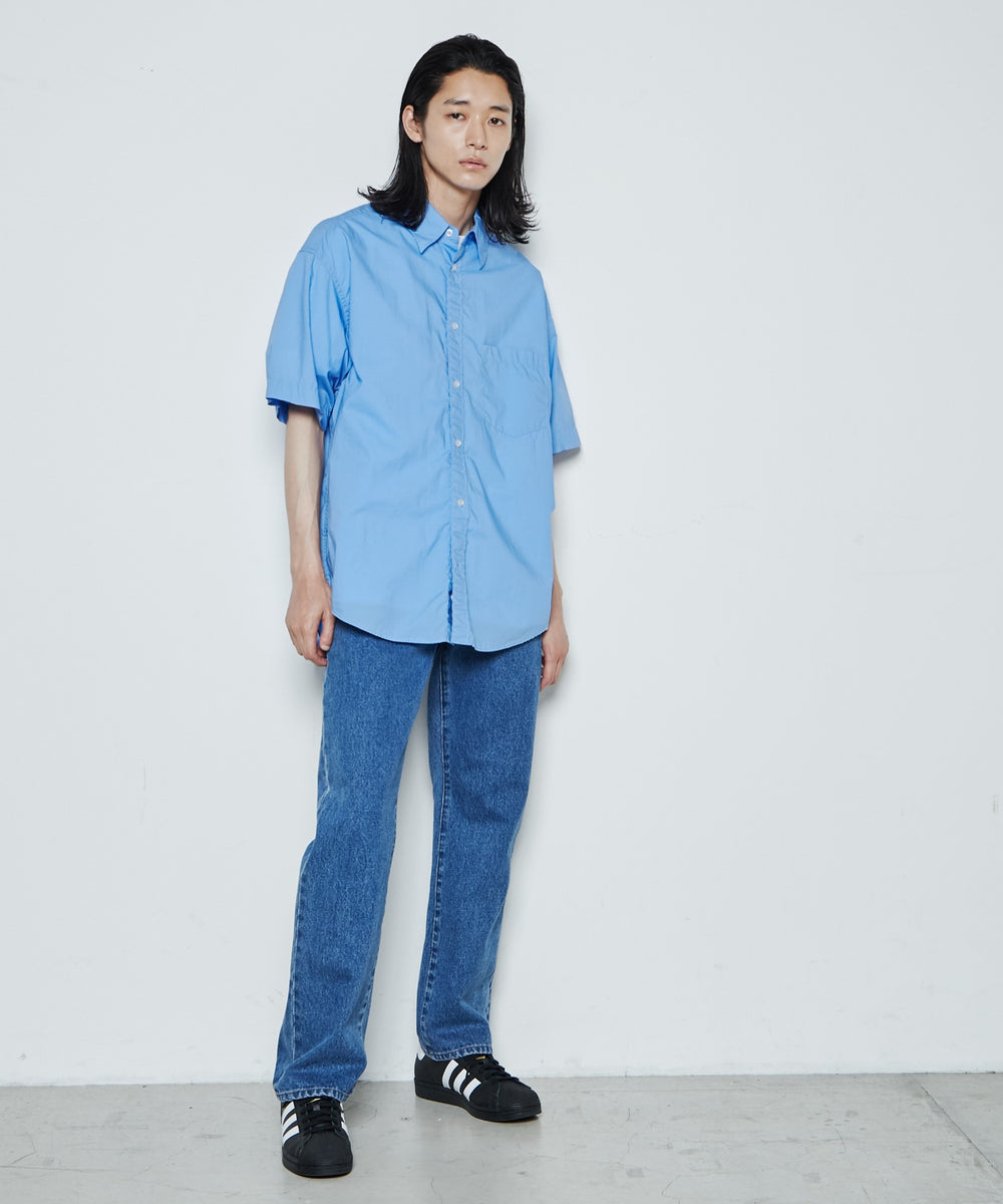 スリムストレートデニムパンツ