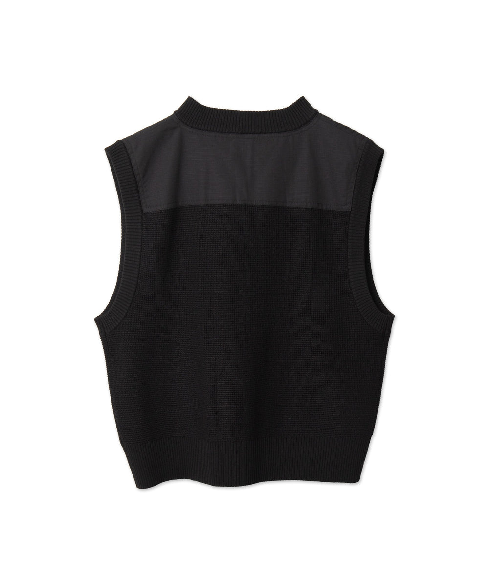 Vネックニットベスト