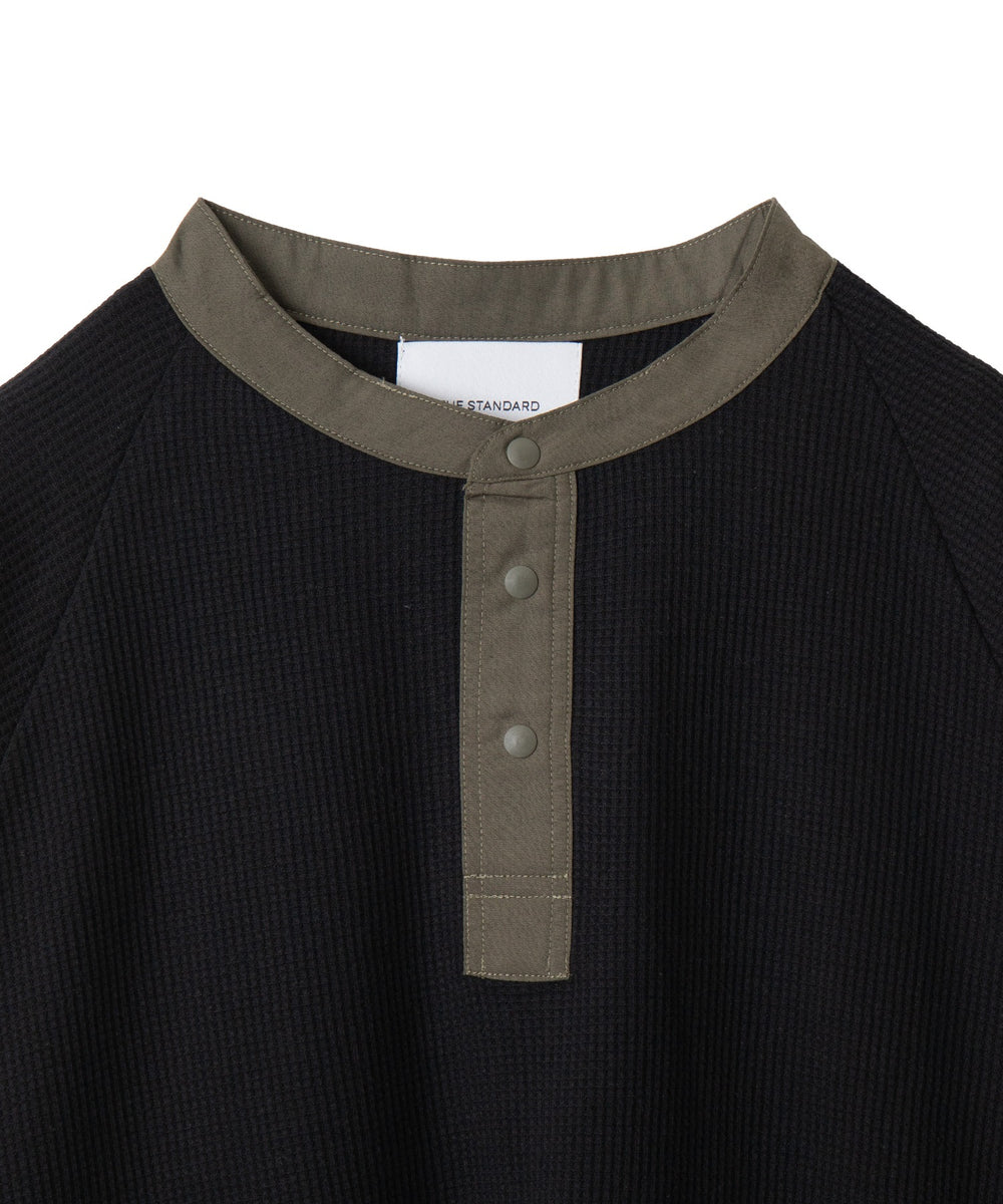 ラグランヘンリーネックT