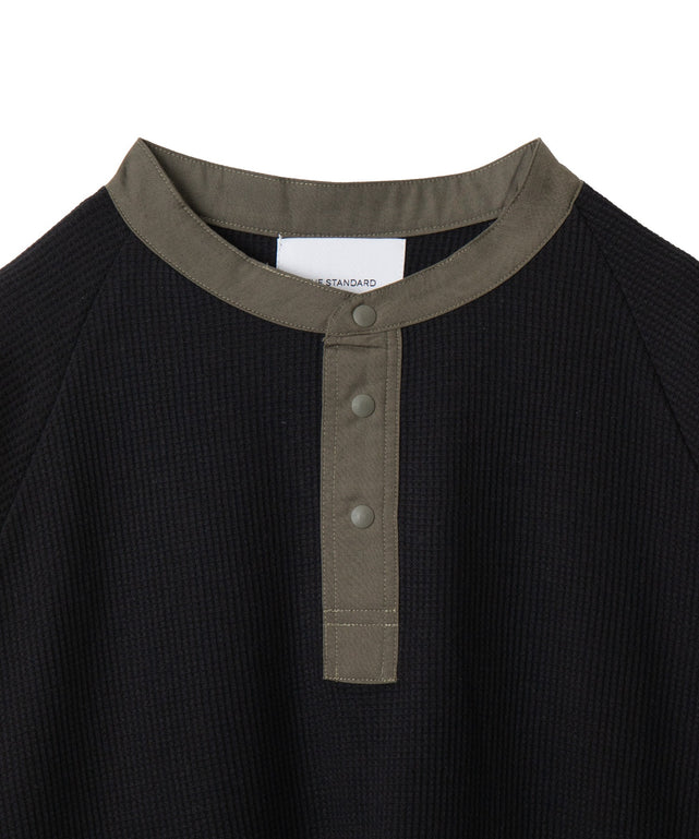 ラグランヘンリーネックT